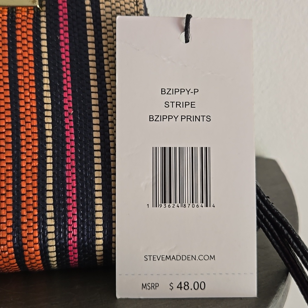 Steve Madden Multicolor Striped Wallet/Wristlet - Picture 7 of 7